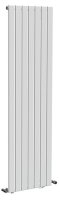Tucker French Kingswood 1800 x 528mm Single Panel White Vertical Radiator (Heating Only)