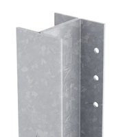 Durapost Galvanised Metal H Post  2.4 Metre