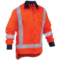 Hi Vis TTMC-W Long Sleeve Cotton Shirt 150gsm