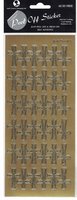 Crosses Large Peel-Off Gold