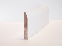 White Primed MDF Chamfered Skirting 144mm x 18mm x 4200mm