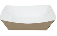 Leaf Brown Kraft 2.5lb (Food Tray)