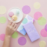 Pastel Pop Paper Napkins - Pack of 16