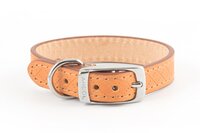 Ancol Heritage Leather Collar Tan Size 1 12" x 1