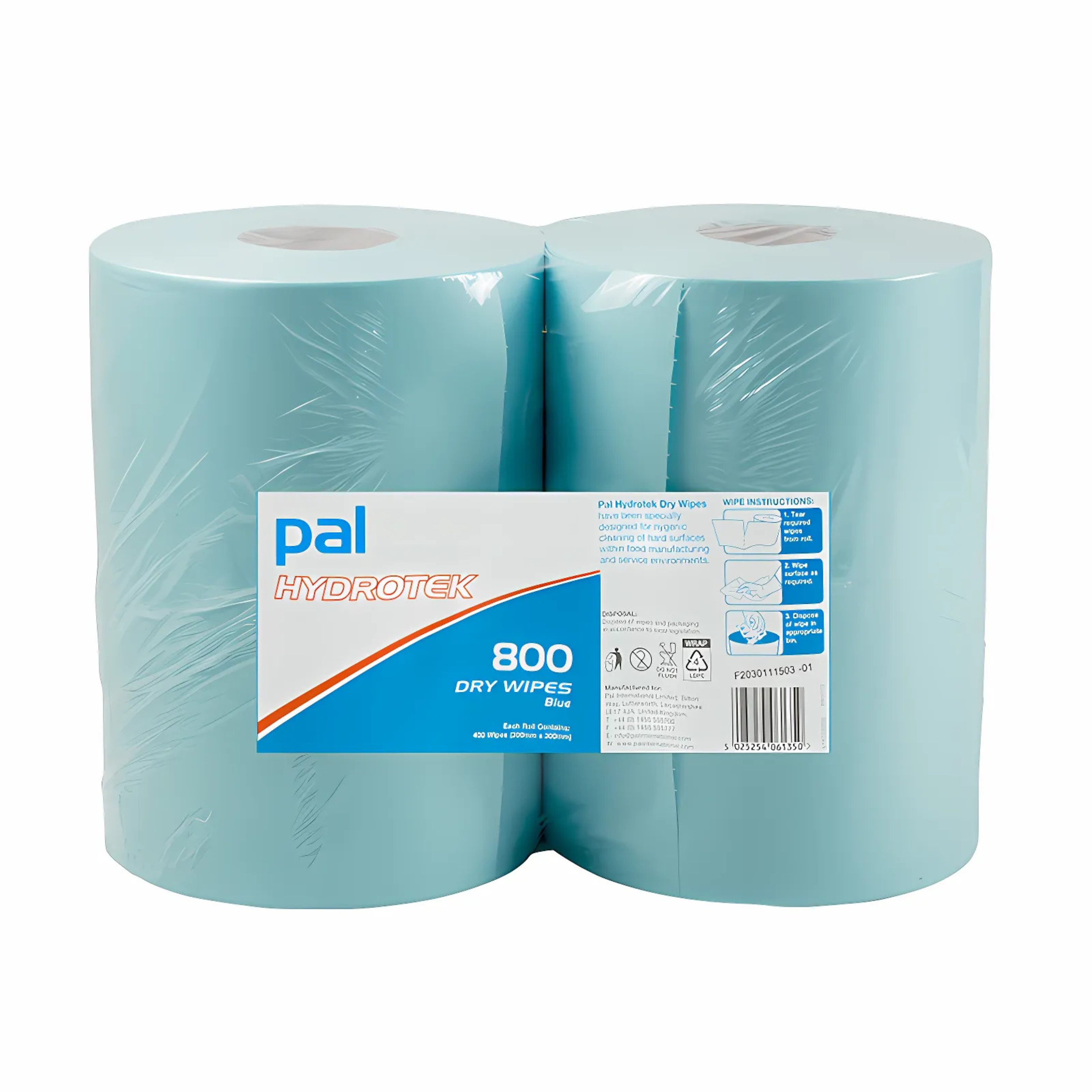 Pal Hydrotek Dry Wipe, 2/Case