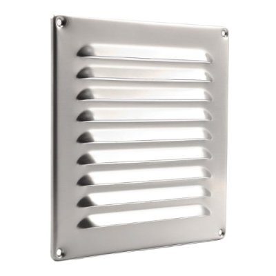 Schoepenrooster rvs 195x195