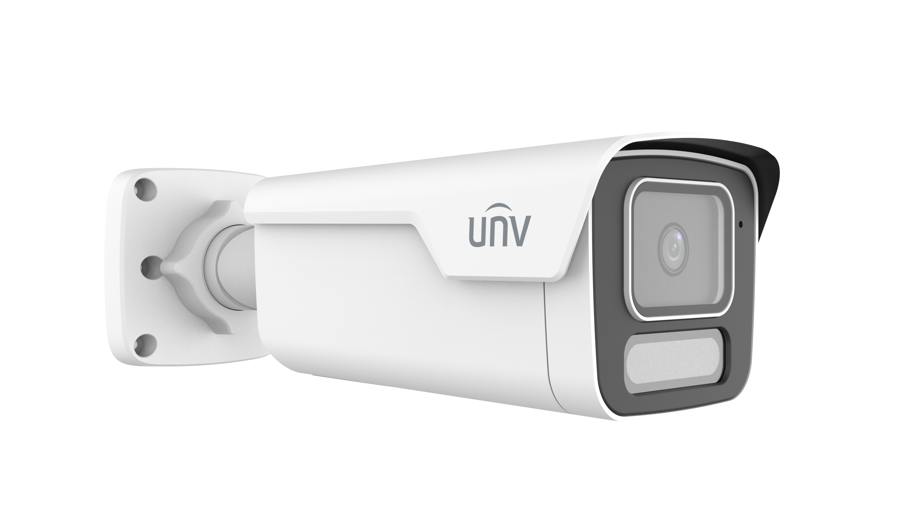 IPC2B14SE-ADF28K-WP-I1 camera showing mounting bracket and IK10 housing