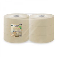 Lucart EcoNatural Jumbo Toilet Roll (2.25"Core) 350m x 6 rolls