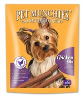 Pet Munchies Dog Stix - Chicken 50g x 5 x 10