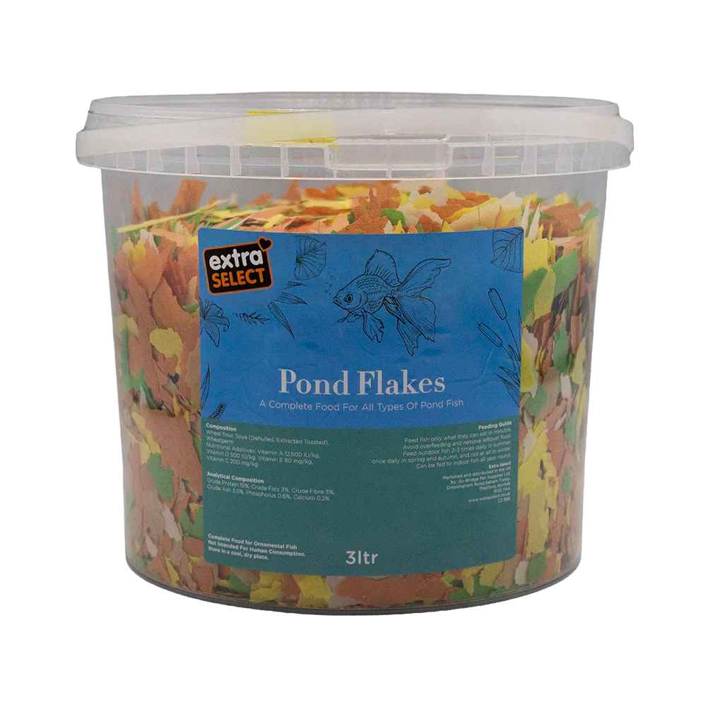 Extra Select Pond Flakes In Bucket 3ltr