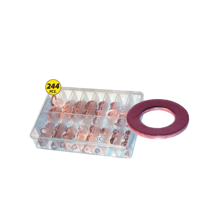 Assorted Metric Copper Washers (Small Sizes)