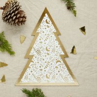 Gold Christmas Tree Grazing Board