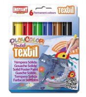 Playcolor Fabric Solid Paint Pocket Set (6)