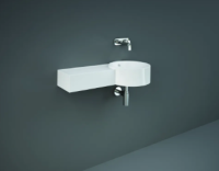 RAK-PETIT ROUND WASH BASIN - LEFT LEDGE 0TH