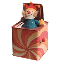 Traditional Joker Jack in the Box - open