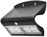 SOL 6.8W Solar LED Wall light with PIR IP65 White 4000K