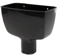 Polypipe 68mm Round Down Pipe Hopper Head RR130B