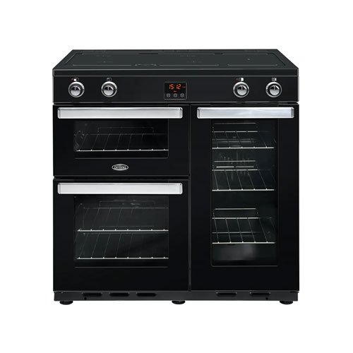 Buy Belling Cookcenter 90cm Induction Range Cooker Black online