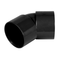 Davant 45&Oslash; Obtuse Bend 32mm Black PWE4532B