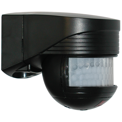 Luxomat 140Deg Outdoor PIR Black 91121