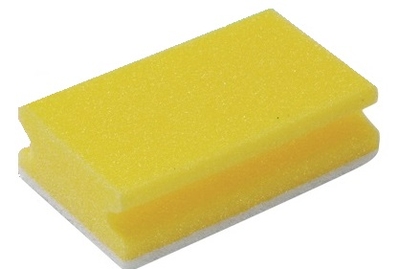 SPONGE/SCOURER NON-SCRATCH YELLOW