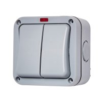 HYDRO 2 gang 2 way outdoor switch