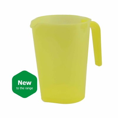 Transparent Measuring Jug - 2 ltr, Yellow