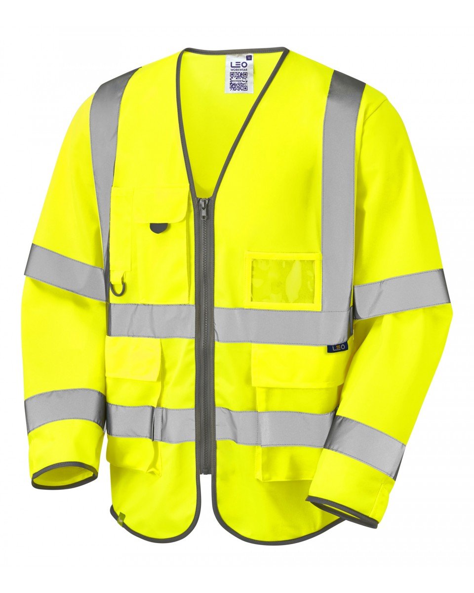 WRAFTON ISO 20471 CL 3 SUPERIOR SLEEVED WAISTCOAT