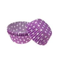 BC734 LAVENDER POLKA DOTS SPRING STD CUPS 60PK