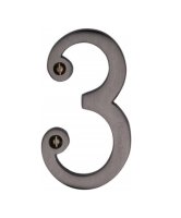 C1560-3-MB - Heritage Brass Numeral 3 Face Fix 76mm (3") Matt Bronze Finish