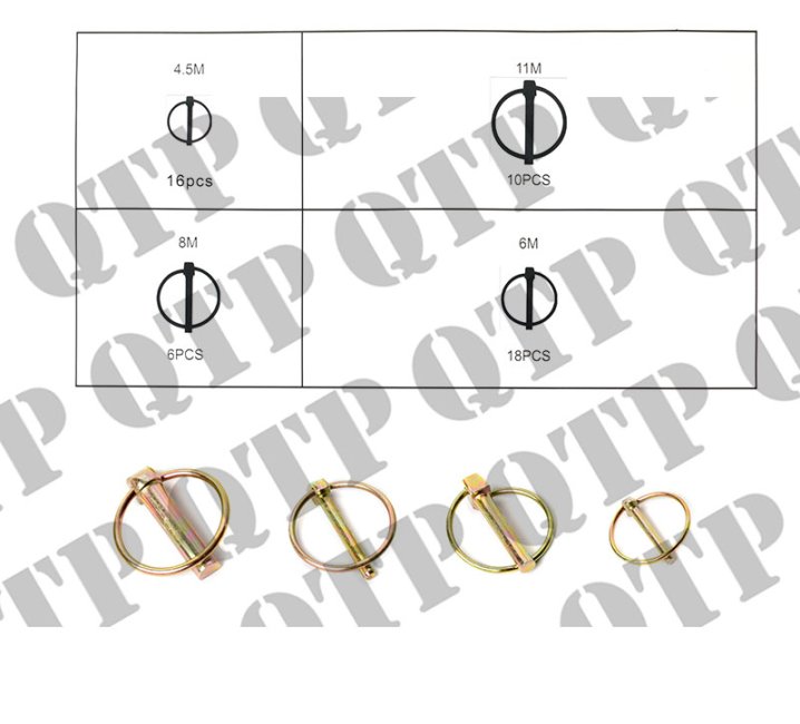 Linch Pin Kit 50pcs DH Farm Machinery