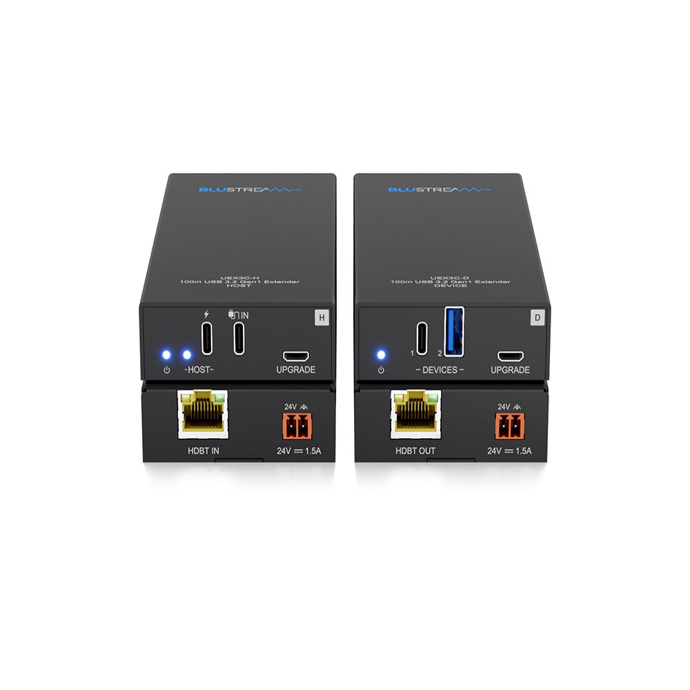 Blustream USB-C / USB 3.2 5Gbps HDBaseT Extender Set - 100m