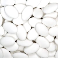 Chocolate Dragees Oval White 1kg