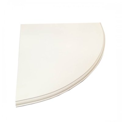 Tema Corner Shelf 200x200x16mm - White