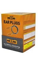 Earplugs, Corded, Dispenser Box 100