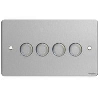 Dimmer switch Ultimate 4 Gang 2 Way Dimmer Stainless Steel