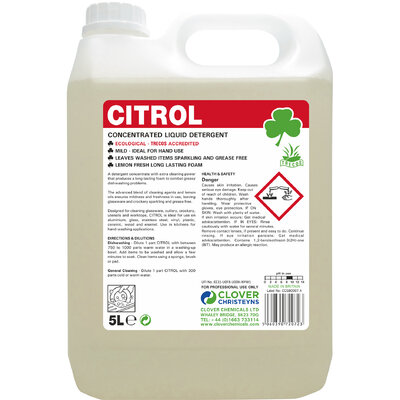 5L CITROL WASHING UP LIQUID