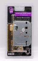 DoorWorks Mortice Lock Brass 76mm (3")