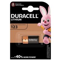 DURACELL BATTERY CR123 CARD 1