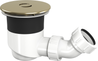 Top Fix Shower Waste 90mm G1 1/2" Brushed Brass