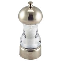 Chrome & Acrylic Salt Or Pepper Grinder 14cm