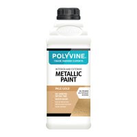 Polyvine Metallic Paint Pale Gold