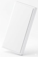 Lincoln 1/2 Module White Blank - 24mmX49mm
