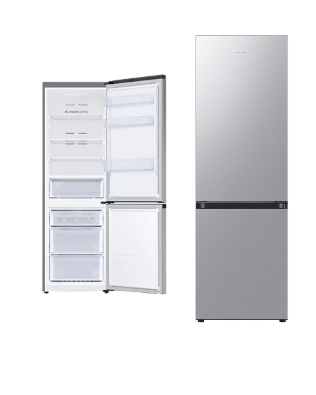 SAMSUNG SERIES 6 CLASSIC FRIDGE FREEZER SILVER