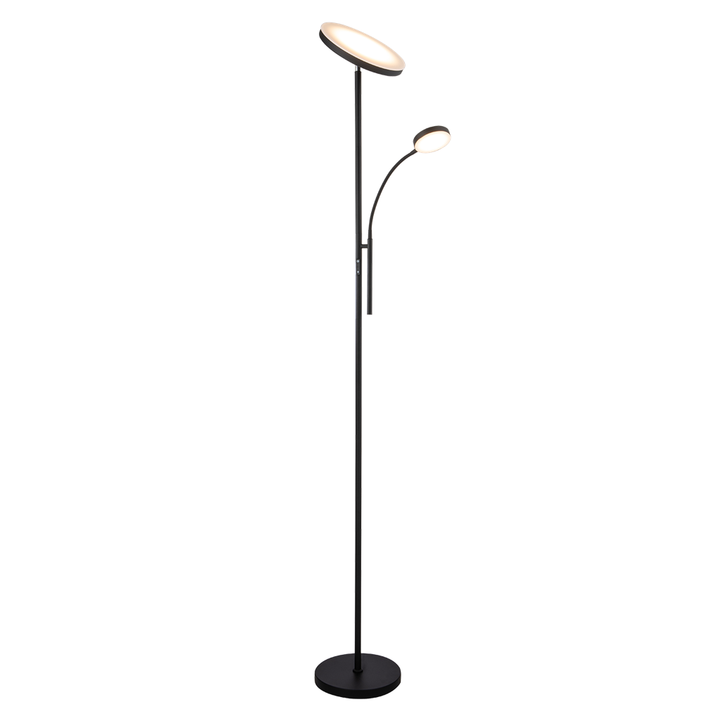 Domus Samson LED Mother and Child Floor Lamp Black