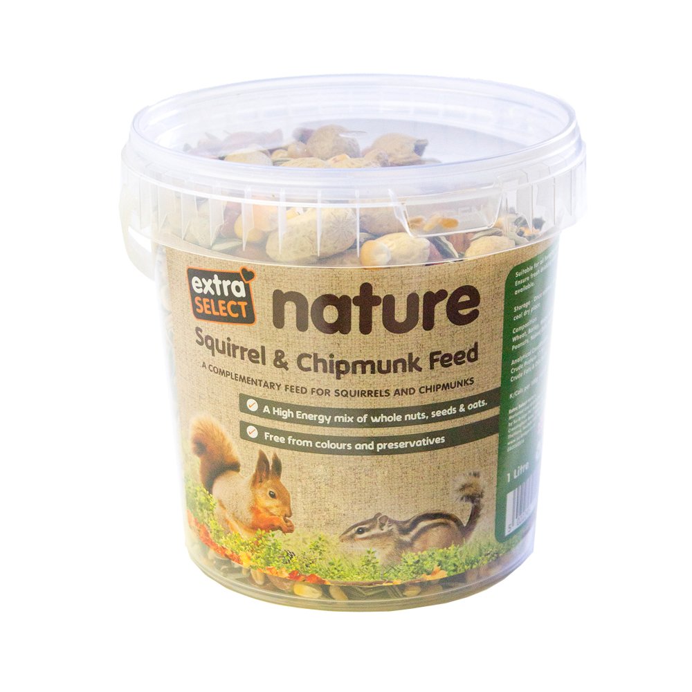 Extra Select Squirrel & Chipmunk Feed In Bucket 4x1ltr