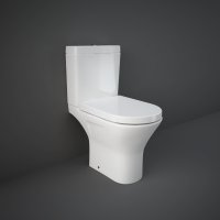 RAK-RESORT MINI CLOSE COUPLED FULL ACCESS OPEN BACK WC PAN