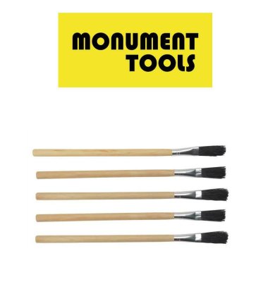 PACK 25 WOODEN FLUX BRUSHES in TUBE 3018V