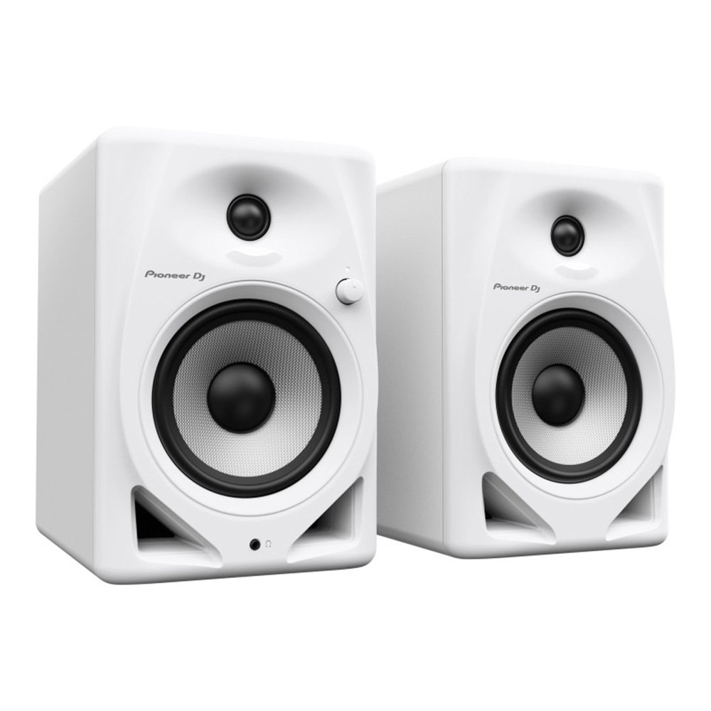 Pioneer DJ DM-50D Active Monitor Speakers, White