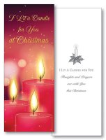 Christmas Card/I Lit A Candle For You/1 Design   (97842)